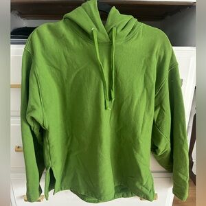 100% cotton Uniqlo Bright Green Pullover